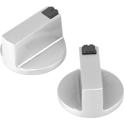 HEAT Mm Gasherdknopf Aus Zinklegierung, 2 Stück, Metallgriff Für Backofen, Kochfeld, Schaltersteuerung. HEAT Mm Gasherdknopf Aus Zinklegierung, 2 Stück, Metallgriff Für Backofen, Kochfeld, Schaltersteuerung.