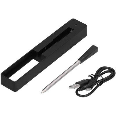 HEAT Kabelloses Bluetooth-grillthermometer, Intelligenter Temperatursensor Für Fleisch, Backofen Und Kochen, Wasserdichte Digitale Sonde, Smartphone-kompatibel, Für Grill Und Smoker HEAT Kabelloses Bluetooth-grillthermometer, Intelligenter Temperatursensor Für Fleisch, Backofen Und Kochen, Wasserdichte Digitale Sonde, Smartphone-kompatibel, Für Grill Und Smoker