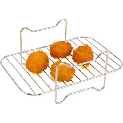 OEM Frittierrost Heißluftfritteuse Scharfe Platte Edelstahlfritteuse Kochrost Multifunktionales Kochen Backen Grillrost Zubehör Für Passend Für Ninja 401 OEM Frittierrost Heißluftfritteuse Scharfe Platte Edelstahlfritteuse Kochrost Multifunktionales Kochen Backen Grillrost Zubehör Für Passend Für Ninja 401