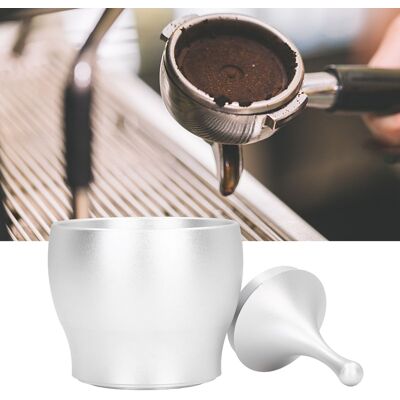 JUTE Pulverspender Aus Aluminium Für Italienische Kaffeemaschinen, Pulverauffangbehälter, Spritzschutz-dosierring Für Gleichmäßige Pulververteilung, Silberfarben. JUTE Pulverspender Aus Aluminium Für Italienische Kaffeemaschinen, Pulverauffangbehälter, Spritzschutz-dosierring Für Gleichmäßige Pulververteilung, Silberfarben.