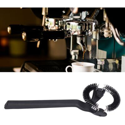 JUTE Bürste Für Italienische Halbautomaten-kaffeemaschinen, Griffbürste, Bürste Für Den Brühkopf, Abnehmbare Anti-verbrennungsbürste, 58 Mm Innendurchmesser JUTE Bürste Für Italienische Halbautomaten-kaffeemaschinen, Griffbürste, Bürste Für Den Brühkopf, Abnehmbare Anti-verbrennungsbürste, 58 Mm Innendurchmesser