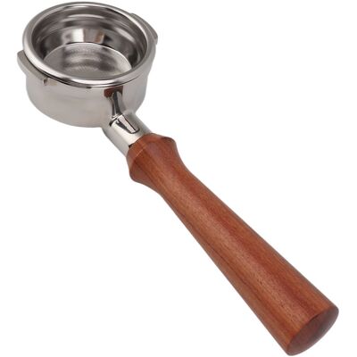HEAT 58-mm-siebträger Ohne Boden, 2-hals-edelstahlgriff, Abnehmbares Zubehör Für Breville 9 Series F Jacoranda Kaffeemaschinen HEAT 58-mm-siebträger Ohne Boden, 2-hals-edelstahlgriff, Abnehmbares Zubehör Für Breville 9 Series F Jacoranda Kaffeemaschinen