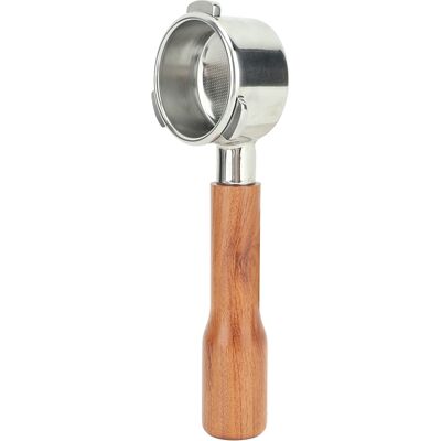 HEAT Bodenloser Siebträger 54 Mm, 3-arm-griff Aus Massivholz, Edelstahl, Passend Für Breville Serie 8, Typ C1, Rotholz HEAT Bodenloser Siebträger 54 Mm, 3-arm-griff Aus Massivholz, Edelstahl, Passend Für Breville Serie 8, Typ C1, Rotholz
