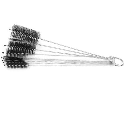 HEAT Set Mit 10 Reinigungsbürsten Für Kaffeemaschinen, Edelstahl Und Nylon, Flaschenset HEAT Set Mit 10 Reinigungsbürsten Für Kaffeemaschinen, Edelstahl Und Nylon, Flaschenset