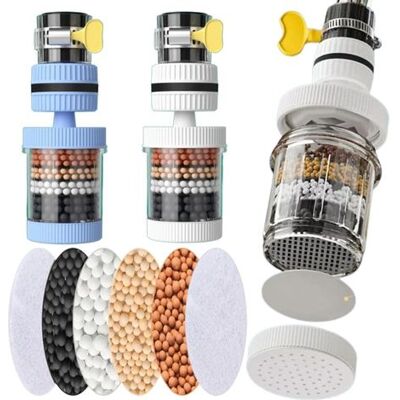 OEM Leitungswasserfilter, Aktivkohle-wasserfilter, Küchenwasserfilter, Entfernt Chlor, Fluorid Und Schwermetalle (weiß/blau). OEM Leitungswasserfilter, Aktivkohle-wasserfilter, Küchenwasserfilter, Entfernt Chlor, Fluorid Und Schwermetalle (weiß/blau).