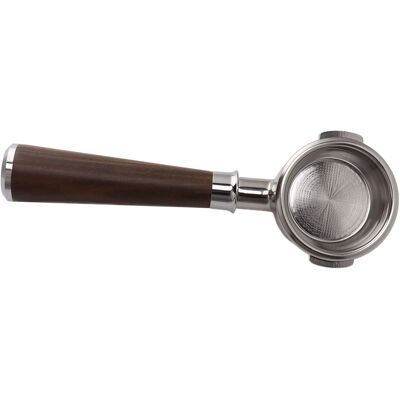 HEAT 58-mm-siebträger Ohne Boden, Universell Für Kaffeemaschinen, Doppelohren-siebträger, Edelstahl, Typ A, Schwarz, Säurearm HEAT 58-mm-siebträger Ohne Boden, Universell Für Kaffeemaschinen, Doppelohren-siebträger, Edelstahl, Typ A, Schwarz, Säurearm