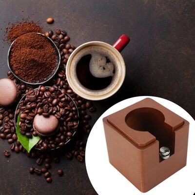 JUTE Kaffeetamperhalter, Bodenloser Filterhalter, Kaffeetamper, Zubehör Für Kaffeemaschinen JUTE Kaffeetamperhalter, Bodenloser Filterhalter, Kaffeetamper, Zubehör Für Kaffeemaschinen