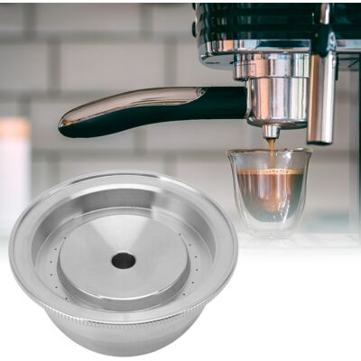JUTE Kompatibel Mit Nespresso Vertuoplus Kaffeemaschinen (wiederverwendbare Kaffeekapseln, Kaffeekapseln Aus Edelstahl) JUTE Kompatibel Mit Nespresso Vertuoplus Kaffeemaschinen (wiederverwendbare Kaffeekapseln, Kaffeekapseln Aus Edelstahl)