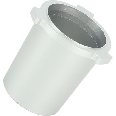 HEAT Dosierbecher Aus Aluminiumlegierung, 51 Mm, Spezial-pulverbecher Für Kaffeemaschinen, Griffanschluss Für Delonghi 9er Serie 9335, Silber HEAT Dosierbecher Aus Aluminiumlegierung, 51 Mm, Spezial-pulverbecher Für Kaffeemaschinen, Griffanschluss Für Delonghi 9er Serie 9335, Silber