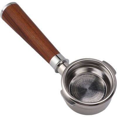HEAT 58-mm-siebträger Ohne Boden, Universell Für Kaffeemaschinen, Doppelohren-siebträger, Edelstahl, Typ A, Roter Säurezweig HEAT 58-mm-siebträger Ohne Boden, Universell Für Kaffeemaschinen, Doppelohren-siebträger, Edelstahl, Typ A, Roter Säurezweig