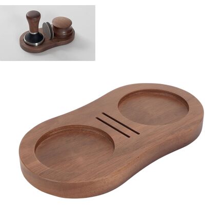 JUTE Kaffeestampfer, Kaffeespender, Wasserspendernetz, Aufbewahrungsmatte, Tamper Aus Walnussholz. JUTE Kaffeestampfer, Kaffeespender, Wasserspendernetz, Aufbewahrungsmatte, Tamper Aus Walnussholz.