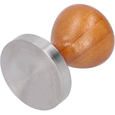 HEAT 58 Mm Edelstahl-kaffeetamper Mit Holzgriff, Barista-zubehör Für Espresso HEAT 58 Mm Edelstahl-kaffeetamper Mit Holzgriff, Barista-zubehör Für Espresso