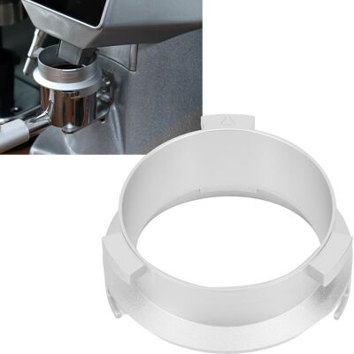 JUTE Passend Für Delonghi 9er Serie Kaffeemaschinen Filterhalter 9335/9155/9355/9665, 51 Mm Drehbarer Kaffeepulver-auffangring Aus Legierung, Silber. JUTE Passend Für Delonghi 9er Serie Kaffeemaschinen Filterhalter 9335/9155/9355/9665, 51 Mm Drehbarer Kaffeepulver-auffangring Aus Legierung, Silber.