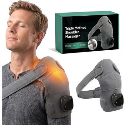OEM Dreifach-schultermassagegerät – Heizkissen, Shiatsu, 3 Einstellbare Stufen, Linderung Von Schulter-, Nacken- Und Beinschmerzen, Kompression & Vibration OEM Dreifach-schultermassagegerät – Heizkissen, Shiatsu, 3 Einstellbare Stufen, Linderung Von Schulter-, Nacken- Und Beinschmerzen, Kompression & Vibration