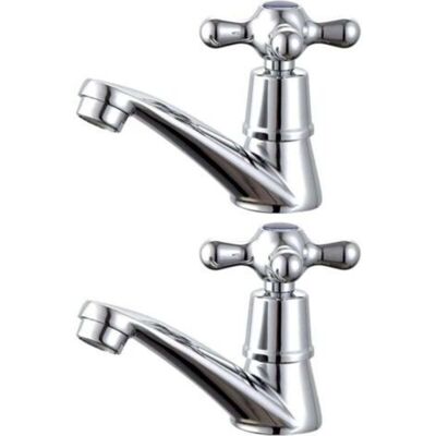 OEM Badezimmerwaschbeckenarmatur, 1 Paar Warm- Und Kaltwasserhähne OEM Badezimmerwaschbeckenarmatur, 1 Paar Warm- Und Kaltwasserhähne