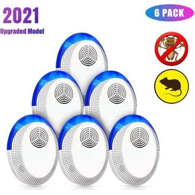 Generic Ultraschall-mückenabwehrgerät, Nagetier- Und Insektenabwehrgerät, Elektronisches Abwehrmittel Gegen Ratten, Mäuse, Mücken, Kakerlaken, Fliegen Und Waschbären, 6er-pack Generic Ultraschall-mückenabwehrgerät, Nagetier- Und Insektenabwehrgerät, Elektronisches Abwehrmittel Gegen Ratten, Mäuse, Mücken, Kakerlaken, Fliegen Und Waschbären, 6er-pack