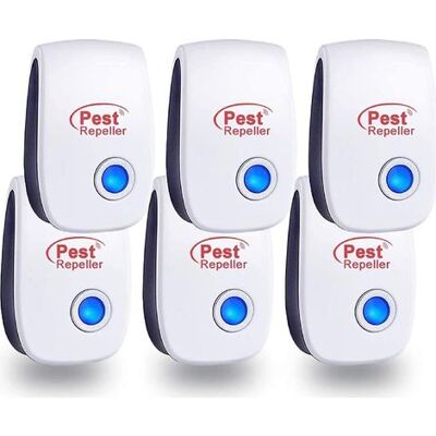OEM Ultraschall-nagetier- Und Insektenabwehrgerät, 6er-pack, Elektronisches Insektenabwehrgerät Für Innenräume, Gegen Mücken, Kakerlaken, Mäuse, Spinnen Und Fliegen OEM Ultraschall-nagetier- Und Insektenabwehrgerät, 6er-pack, Elektronisches Insektenabwehrgerät Für Innenräume, Gegen Mücken, Kakerlaken, Mäuse, Spinnen Und Fliegen