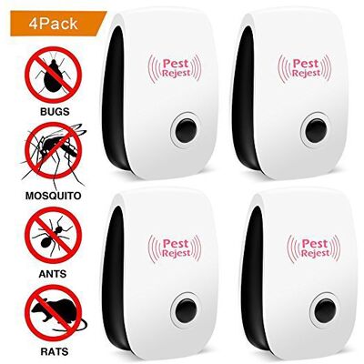 OEM Ultraschall-mäuse- Und Rattenvertreiber, 4 Stück Ultraschallschutz Gegen Mäuse, Neue Version, Mückenvertreiber, Gerät Gegen Fliegen Und Insekten OEM Ultraschall-mäuse- Und Rattenvertreiber, 4 Stück Ultraschallschutz Gegen Mäuse, Neue Version, Mückenvertreiber, Gerät Gegen Fliegen Und Insekten
