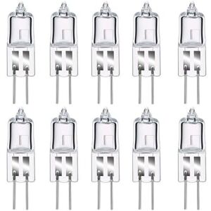 AIMOONSA 8er-Pack G4-Halogenlampen, 12 V, 20 W, warmweiße G4-Glühbirne, 2800 K, 240 lm, dimmbar, G4-Halogenlampe, klare Kapsellampe für Pucklicht, AIMOONSA 8er-Pack G4-Halogenlampen, 12 V, 20 W, warmweiße G4-Glühbirne, 2800 K, 240 lm, dimmbar, G4-Halogenlampe, klare Kapsellampe für Pucklicht,