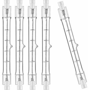 Ccykxa - 5er-Pack R7S-Halogenlampe 118 mm 400 w 230 v, R7S-Halogenstab 118 mm, R7S-Halogenlampe Dimmbare Halogenstablampe für Baustrahler, Ccykxa - 5er-Pack R7S-Halogenlampe 118 mm 400 w 230 v, R7S-Halogenstab 118 mm, R7S-Halogenlampe Dimmbare Halogenstablampe für Baustrahler,