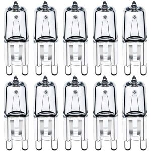 Memkey - G9-Halogenlampen, 45 w, transparent, G9-Kapselbirnen, 230 v, warmweiß, dimmbar, 10 Stück Memkey - G9-Halogenlampen, 45 w, transparent, G9-Kapselbirnen, 230 v, warmweiß, dimmbar, 10 Stück