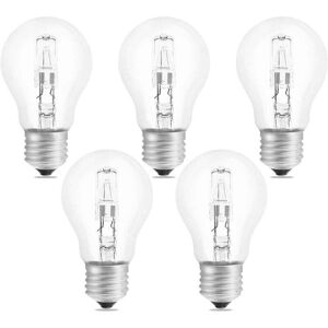 ALOVEZ Halogenlampe E27 A55 42W dimmbar, AC220-240V, 650LM Warmweiß 2700K, klare Globe-Glühbirne E27 Halogen für Deckenleuchte, Schreibtischlampe, ALOVEZ Halogenlampe E27 A55 42W dimmbar, AC220-240V, 650LM Warmweiß 2700K, klare Globe-Glühbirne E27 Halogen für Deckenleuchte, Schreibtischlampe,