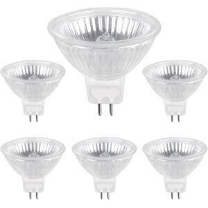 YMYNY Halogenlampe GU5.3 50W 220V, 680lm Warmweiß 2700K dimmbar, Halogen-Spotlampe MR16, 6er-Pack YMYNY Halogenlampe GU5.3 50W 220V, 680lm Warmweiß 2700K dimmbar, Halogen-Spotlampe MR16, 6er-Pack