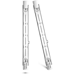 AIMOONSA Halogenlampe R7s 118 mm 400 W 7500 lm J118 dimmbar doppelseitig 240 V J-Typ-Linie Warmweiß 2800 K Wolframfaden-Halogenlampe für Deckenleuchte, AIMOONSA Halogenlampe R7s 118 mm 400 W 7500 lm J118 dimmbar doppelseitig 240 V J-Typ-Linie Warmweiß 2800 K Wolframfaden-Halogenlampe für Deckenleuchte,