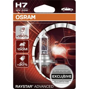 Osram - gll H7 Raystar Advanced +150% 12V 55W, 1 Stück Autoteile Osram - gll H7 Raystar Advanced +150% 12V 55W, 1 Stück Autoteile