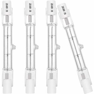 LIIYIELA R7S 78mm 120W 230V 1600lm Warmweiß 2700K T3 Typ J Halogenlampe für Arbeits-, Sicherheits-, Landschaftsbeleuchtung, Straßenbeleuchtung (4er-Pack) LIIYIELA R7S 78mm 120W 230V 1600lm Warmweiß 2700K T3 Typ J Halogenlampe für Arbeits-, Sicherheits-, Landschaftsbeleuchtung, Straßenbeleuchtung (4er-Pack)