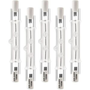 AIMOONSA R7s-Halogenlampe, 78 mm, 150 W, AC 220–240 V, dimmbar, Halogen R7s, Warmweiß 2800 K, J78-Halogen-Bleistiftlampe für Landschaftsbeleuchtung, AIMOONSA R7s-Halogenlampe, 78 mm, 150 W, AC 220–240 V, dimmbar, Halogen R7s, Warmweiß 2800 K, J78-Halogen-Bleistiftlampe für Landschaftsbeleuchtung,