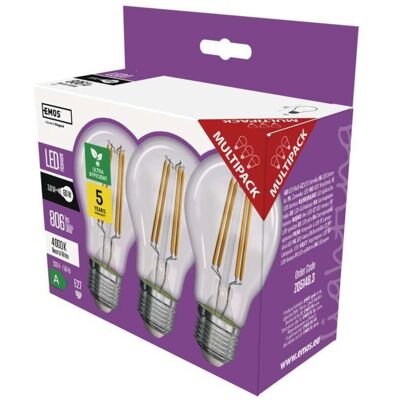 EMOS ZF5148.3 - LED Filament A60 E27 3,8W 806lm Weiß EMOS ZF5148.3 - LED Filament A60 E27 3,8W 806lm Weiß