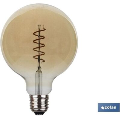 COFAN LED Globe Spirallo Birne - 4W Warmweiß 170lm E27 COFAN LED Globe Spirallo Birne - 4W Warmweiß 170lm E27