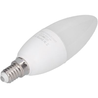 HEAT E14 Smart-led-lampe, Kaltweiß, 85–265 V, Smart-home-lampe Mit Fernbedienung Über Die Tuya-app, Wlan-lampe HEAT E14 Smart-led-lampe, Kaltweiß, 85–265 V, Smart-home-lampe Mit Fernbedienung Über Die Tuya-app, Wlan-lampe