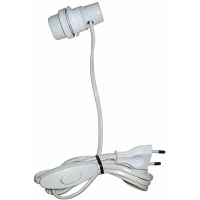 Electraline E14 Lampenadapter mit Schalter - 1,5m Weiß Electraline E14 Lampenadapter mit Schalter - 1,5m Weiß