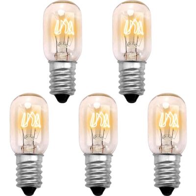 BOBYPET 5 X 15-w-e14-kühlschranklampen, Dimmbar, Warmweiß, Salzkristalllampe, Dunstabzugshaubenlampe, 2700 K, 300°-lampe Für Backofen, Nähmaschine, Mikrowelle Und Kühlschrank BOBYPET 5 X 15-w-e14-kühlschranklampen, Dimmbar, Warmweiß, Salzkristalllampe, Dunstabzugshaubenlampe, 2700 K, 300°-lampe Für Backofen, Nähmaschine, Mikrowelle Und Kühlschrank