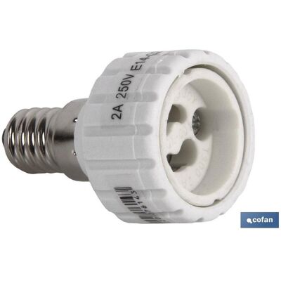 COFAN Fassungsadapter E14 - Gu10 COFAN Fassungsadapter E14 - Gu10