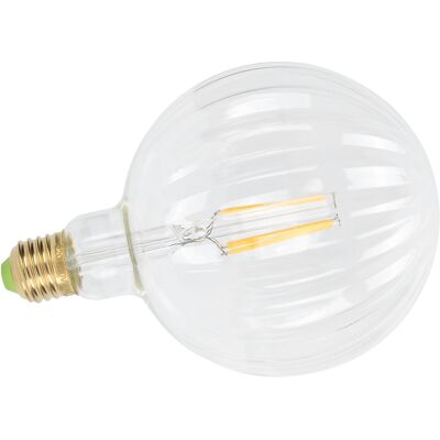 HEAT G125 4w E27 Led-lampe, Vintage-wassermelonenform, Dekoratives Glühfaden, 220v, Warmweißes Licht HEAT G125 4w E27 Led-lampe, Vintage-wassermelonenform, Dekoratives Glühfaden, 220v, Warmweißes Licht