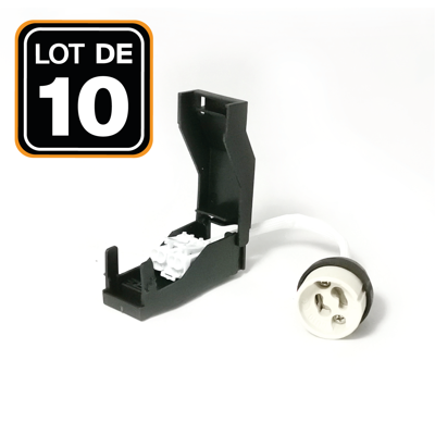 EUROPALAMP 10 Lampenfassungen Gu10 Keramik Automatisch 230v Klasse 2 EUROPALAMP 10 Lampenfassungen Gu10 Keramik Automatisch 230v Klasse 2
