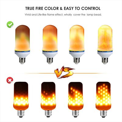 JUTE E27 Led-lampe Mit 360°-flackerflammeneffekt – Dekorative Weihnachtslampe JUTE E27 Led-lampe Mit 360°-flackerflammeneffekt – Dekorative Weihnachtslampe