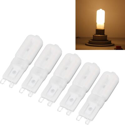 JUTE G9 2835 Led-lampe Mit 22 Leds, Dimmbar (milchig-weißes Gehäuse), Warmweißes Licht JUTE G9 2835 Led-lampe Mit 22 Leds, Dimmbar (milchig-weißes Gehäuse), Warmweißes Licht