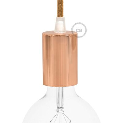 Creative Kupfer E27 Zylindrisches Metall-Lampensockel-Set Creative Kupfer E27 Zylindrisches Metall-Lampensockel-Set