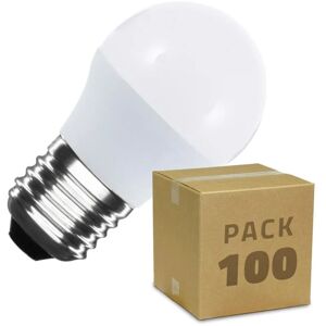 LEDKIA 100er Pack LED-Glühbirnen E27 G45 5W No Flicker Warmes Weiß 2800K - 3200K 200º