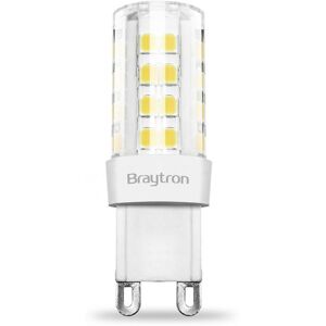 Braytron - led Leuchtmittel Stecklampe Stiftsockel Birne Lampe Leuchte Licht G9 5 Watt 230V 420 Lumen warmweiß 10 Stück