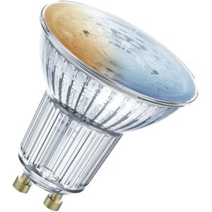 LEDVANCE Smarte LED-Reflektorlampe mit WiFi Technologie, Sockel GU10, Lichtfarbe änderbar (2700-6500K), Dimmbar, ersetzt Reflektorlampen mit 40 w, smart+ WiFi