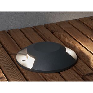 Konstsmide - Led Bodenaufbaustrahler 2flammig Aufbauspot Aussen Anthrazit Alu Ø20cm Ip65 Konstsmide - Led Bodenaufbaustrahler 2flammig Aufbauspot Aussen Anthrazit Alu Ø20cm Ip65