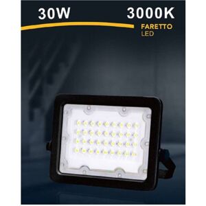Trade Shop Traesio - Trade Shop - Led-strahler, Externer Strahler, Schwarz, 30 W, Ip65, Licht 6500 K, 4000 K, 3000 K, Fs30w-n - Trade Shop Traesio - Trade Shop - Led-strahler, Externer Strahler, Schwarz, 30 W, Ip65, Licht 6500 K, 4000 K, 3000 K, Fs30w-n -