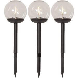 Star - Trading Globe Led-solar-wegleuchten Außen, 3er Set, Warmweißes Licht, Dämmerungssensor, 10 X 25 Cm Star - Trading Globe Led-solar-wegleuchten Außen, 3er Set, Warmweißes Licht, Dämmerungssensor, 10 X 25 Cm