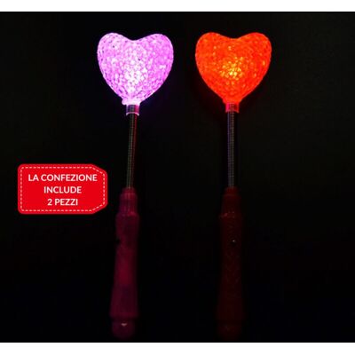 Trade Shop Herz LED-Zauberstab - Romantische Dekoration Trade Shop Herz LED-Zauberstab - Romantische Dekoration