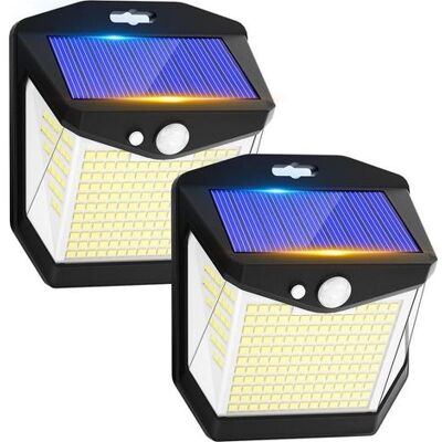 LOEQGVS Solarbetriebene Außenleuchte Mit Bewegungsmelder: 248 Leds, Solar-flutlicht Mit Bewegungsmelder, 3 Modi, 270° Abstrahlwinkel, Kabellose Sicherheitsleuchte, Ip65 Wasserdicht Für Garten Und Garage, 2er- LOEQGVS Solarbetriebene Außenleuchte Mit Bewegungsmelder: 248 Leds, Solar-flutlicht Mit Bewegungsmelder, 3 Modi, 270° Abstrahlwinkel, Kabellose Sicherheitsleuchte, Ip65 Wasserdicht Für Garten Und Garage, 2er-